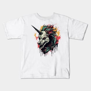 Creepy Unicorn Kids T-Shirt